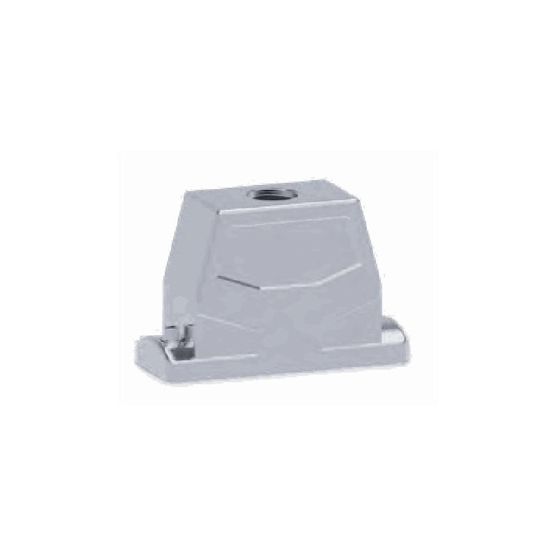 Capot 24B, Aluminium moulé sous pression, acier inoxydable, IP68/IP69K, Sortie verticale, M40